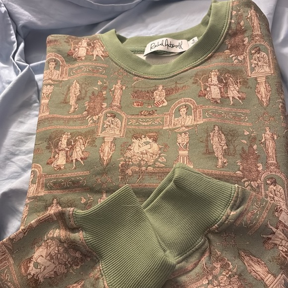 NWT Rachel Antonoff Holiday Collection '23 "Meadow" Sweatshirt size S - Picture 2 of 3